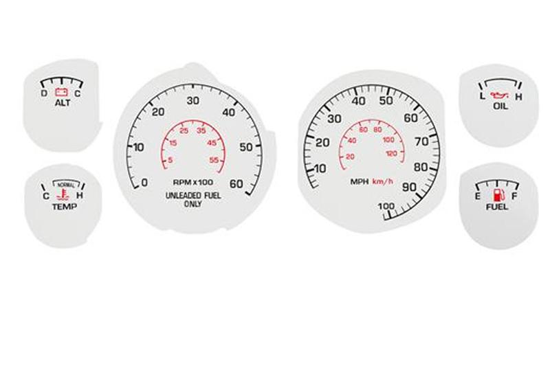 7993 Mustang Speedometer & Gauge Overlay Kits